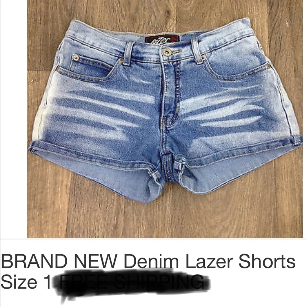 Laser Jeans Shorts Size 3